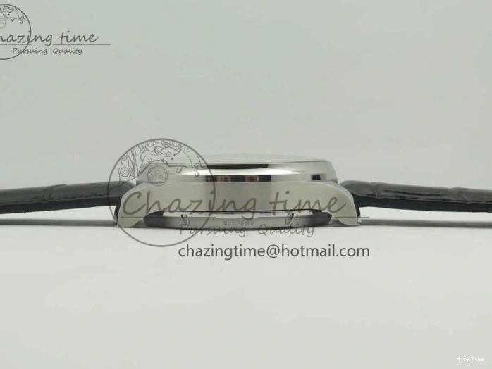 MIROTIME 0524 Sporty Portuguese Tourbillon IW5463 SS ZF Best Edition Black Dial on Black Leather Strap 7173
